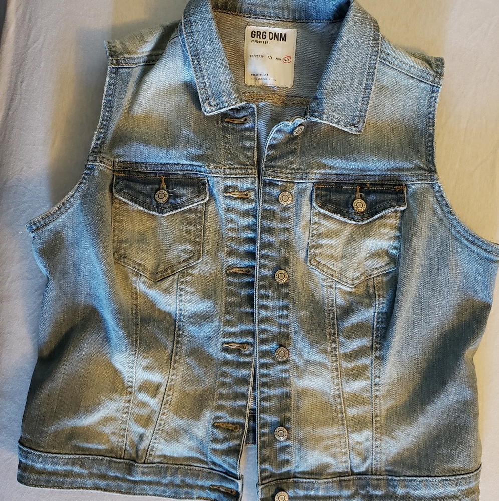 Women's Garage Denim Vest